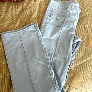 H&M LOW RISE FLARE DENIM JEANS (size 8)